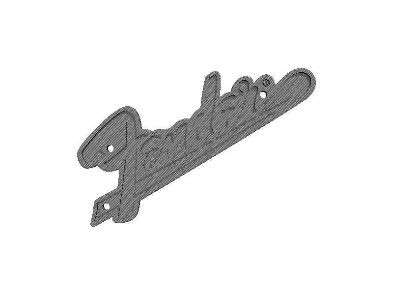 Fender Logo Badge – Press-Fit Design, two part